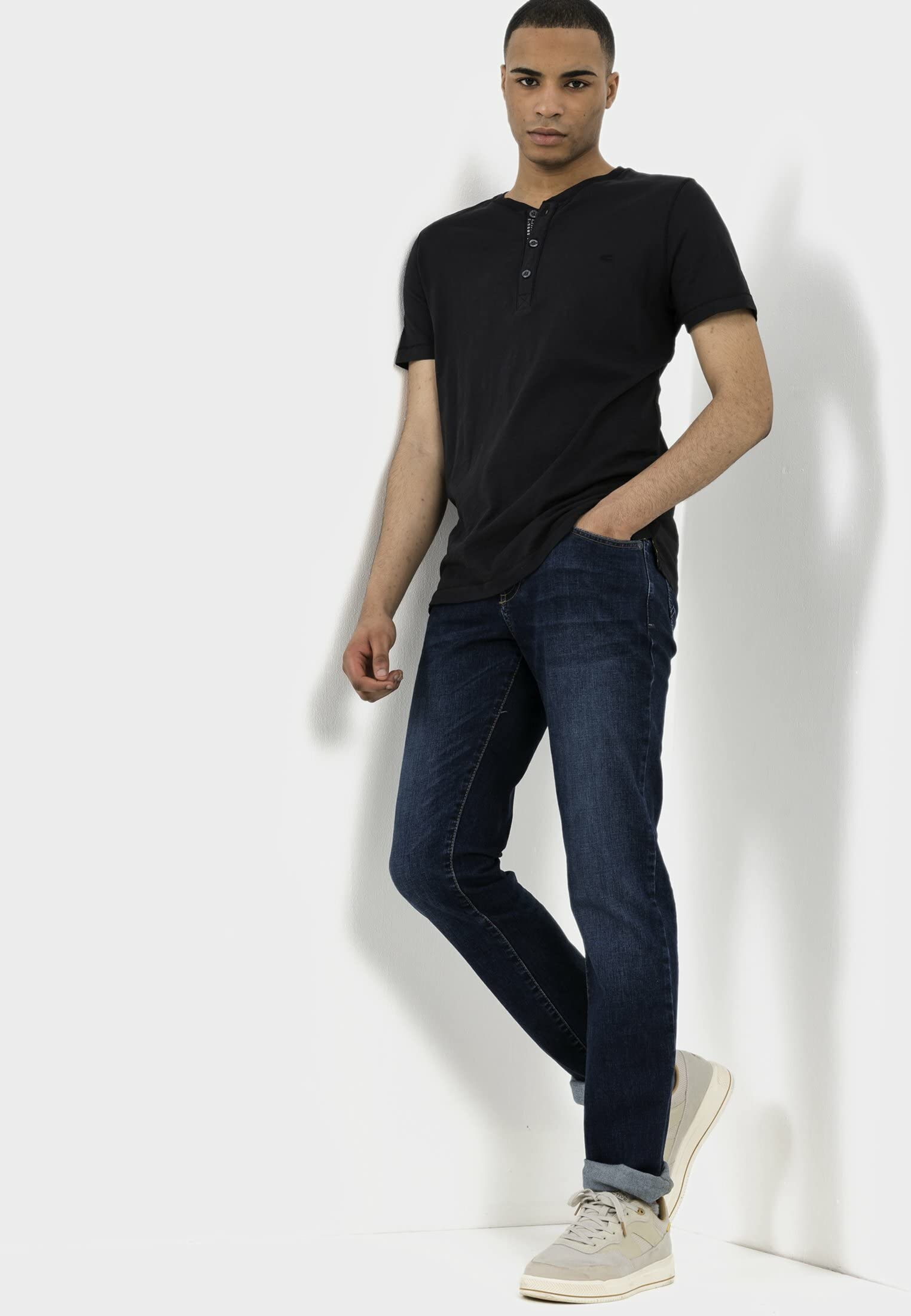 camel active Herren Jeans Hose Woodstock Flexxxactive Denim Midblue (42)