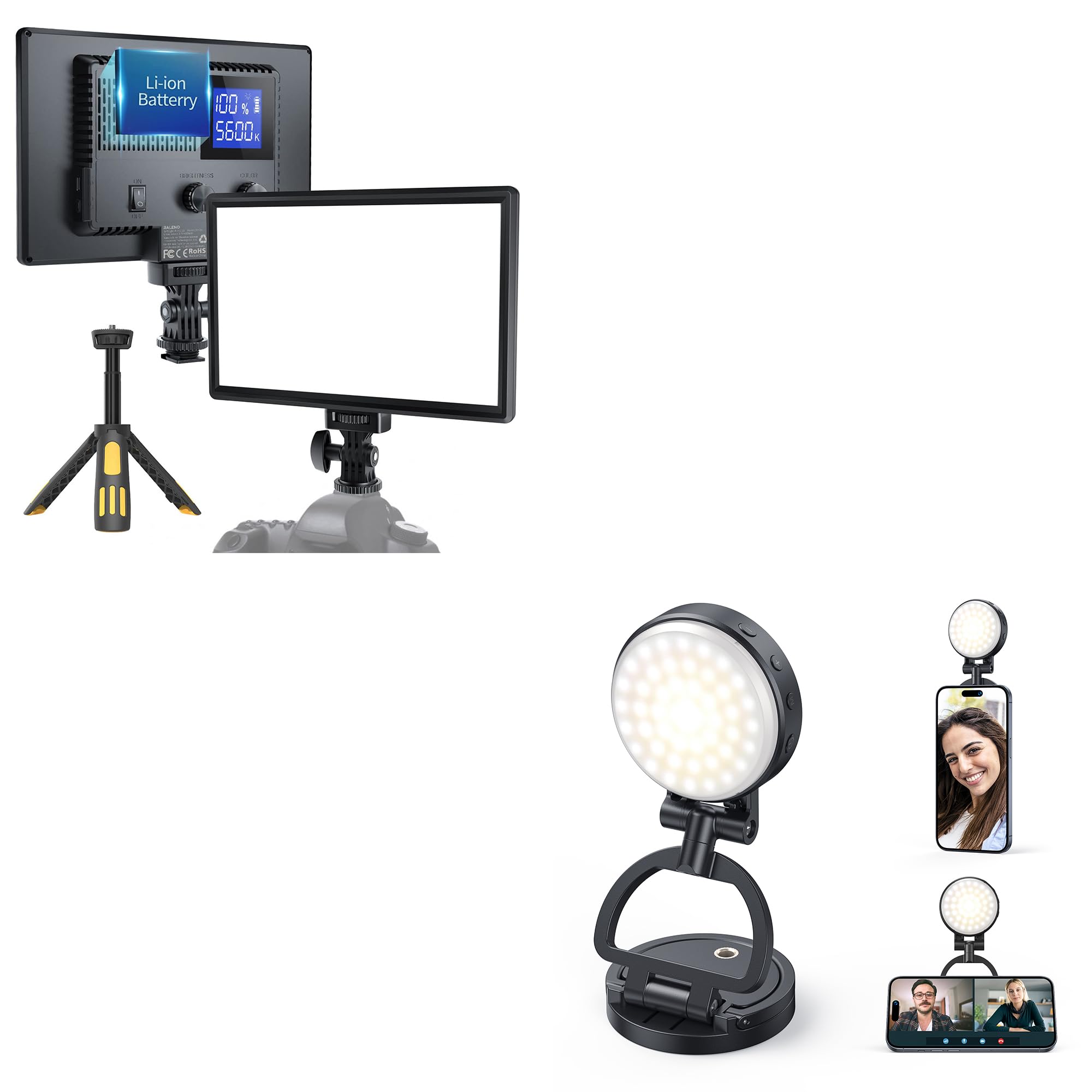 RaLeno PL-30 light being placed into a pocket, demonstrating its portability.