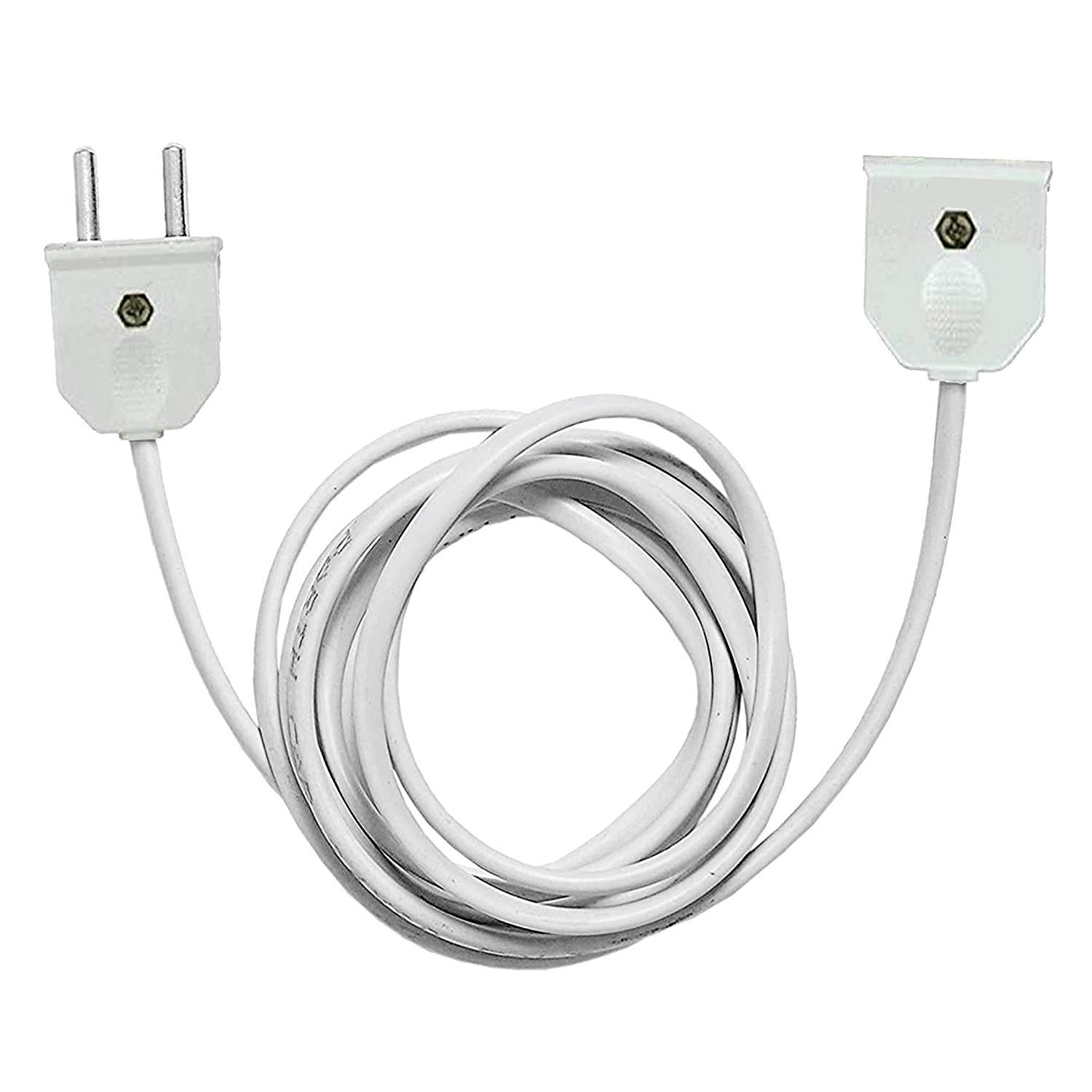 Exquisite Export International 2 pin Male Female Flexible Expandable Wire for Indoor Outdoor Traveling Multipurpose Extension Socket with eBOOK (Load Capacity Upto 1000W) ( 8 Meter )