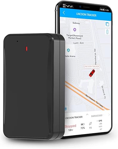 Rastreador GPS 4G para vehículo, dispositivo de seguimiento en tiempo real para automóvil oculto, posicionamiento preciso con IP65 impermeable,
