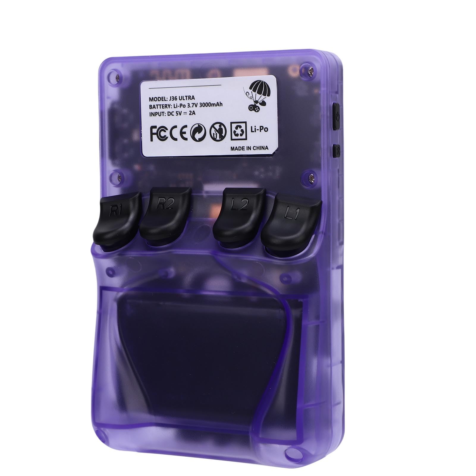 Goshyda Consola de Juegos Portátil Retro Precargada 30000 Juegos, Pantalla de 3,5 Pulgadas, Tarjeta de Memoria 64G, Reproductor de Videojuegos Portátil con 1G RAM, Regalo de Nostálgico para Niños