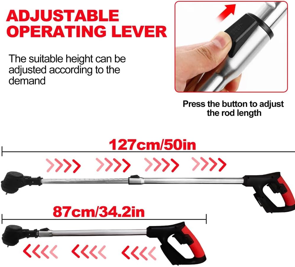 Electric Weed Wacker Cordless: Electric Weed Wacker Battery Powered 24V 4.0Ah - Cordless String Trimmer for Lawn Garden Glass Pruning Trimming,Yard Care