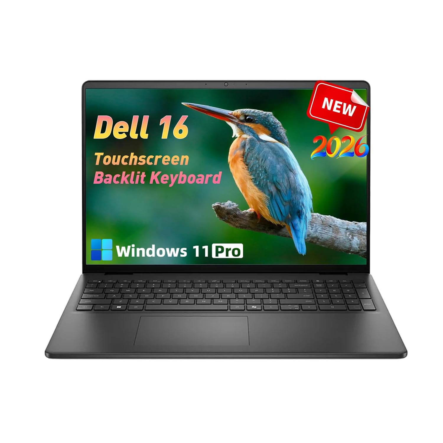 Dell 16 Touchscreen Laptop Computer 2026 Intel 10-Core 7 150U Up to 5 4GHz 16 FHD Anti-Glare Dsiaplay