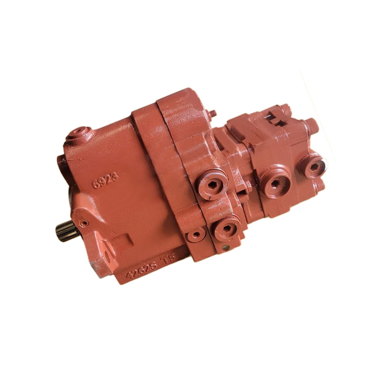 Meckparts Hydraulic Pump PVD-1B-32P PVD-1B-32P-11G5 Compatible with Hitachi ZX27U-2 ZX27U-3 ZX27U-3F ZX27UNA-2 ZX29U-3 ZX29U-3F Compatible with John Deere 27D 35D Excavator 4612128 4642385