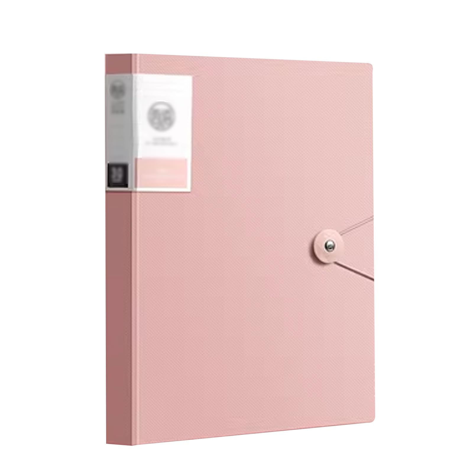 A4-Präsentationsmappen, A4-Portfolio-Ordner mit 80 Fächern, mehrfarbig, for Büro und Schule(Pink)