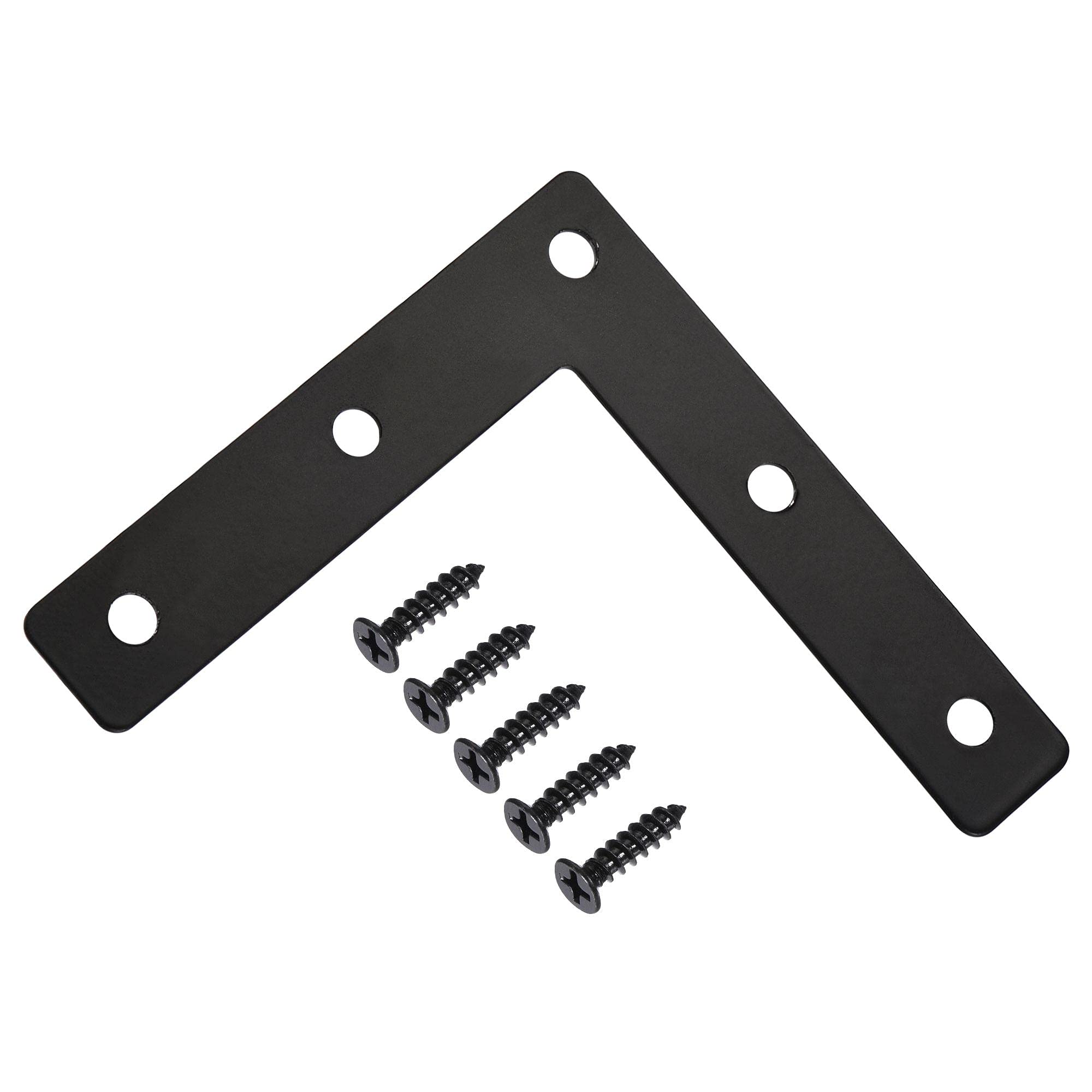 Amazon.co.jp: uxcell L字型ブレース 80 mmx80 mm フラットブラケット