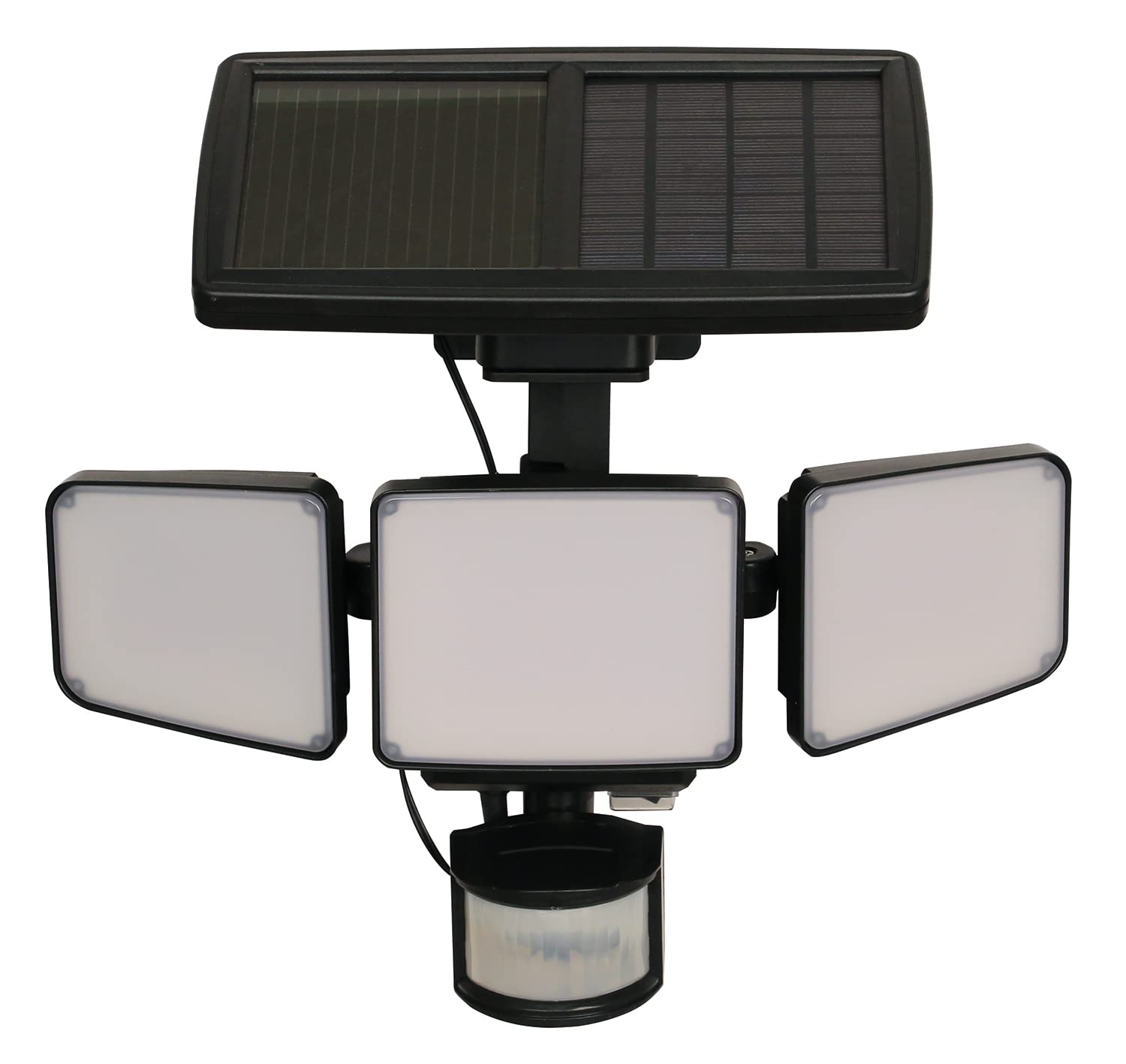 Luxform, Solarleuchten für außen, La Rioja, Solarleuchten für außen, Solarlampen für außen Balkon, Wandleuchte, Außenwandleuchten, Kunststoff, Schwarz