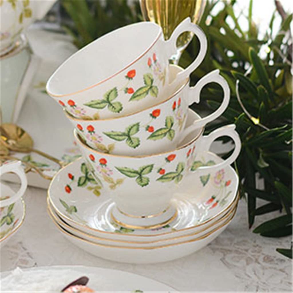  WILD STRAWBERRY 食器セット Amazon.com | Generic Exquisite Cup Wild Strawberry Pattern Ceramic