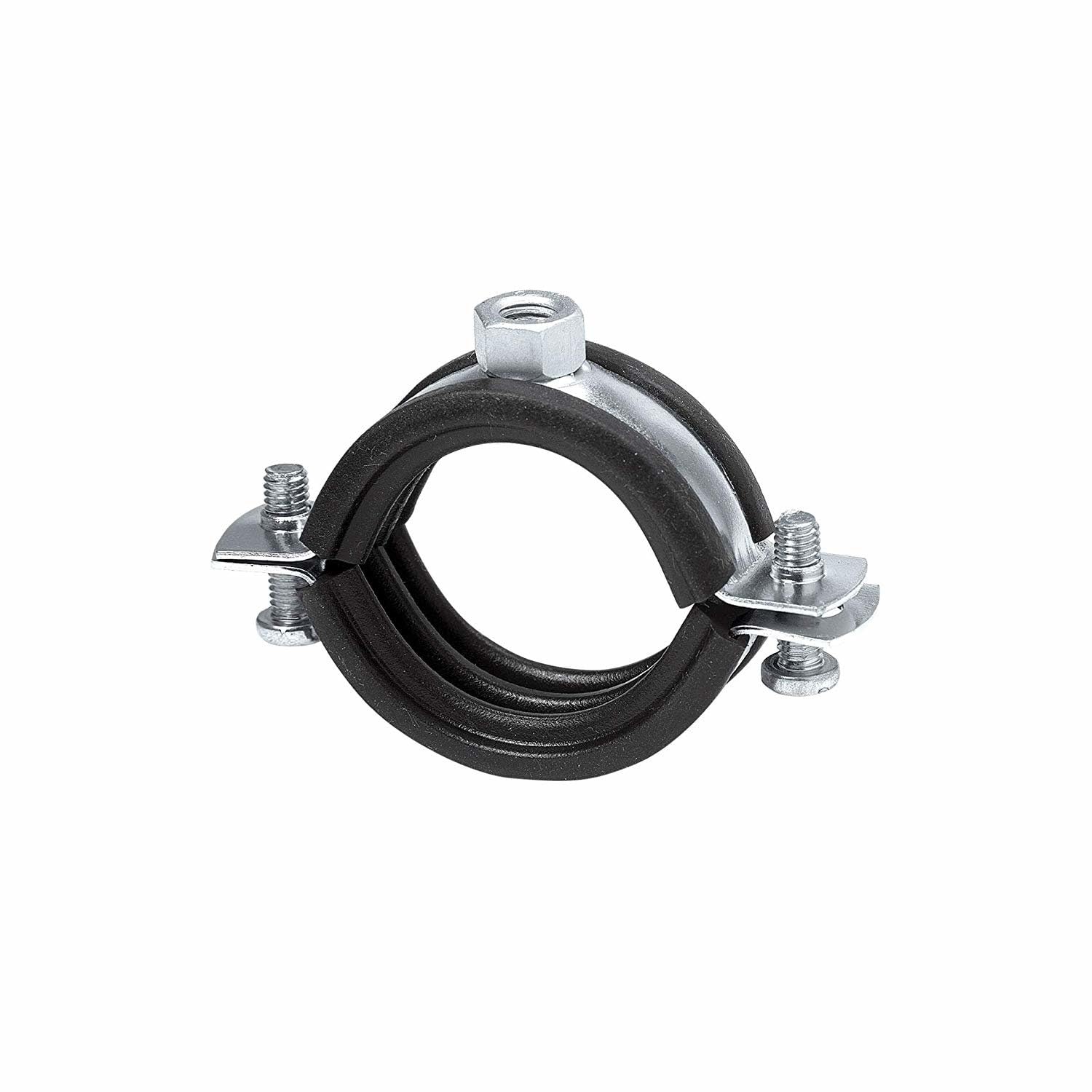 20-112mm Schraubrohrschelle verzinkt mit Gummieinlage Zweischraubenschelle 26-30 mm 100 Stück