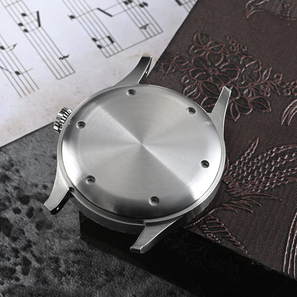 San Martin 36mm SN0105G reloj piloto de cuarzo 6004 movimiento simple estilo de moda acero inoxidable hombres reloj de pulsera correa de nylon