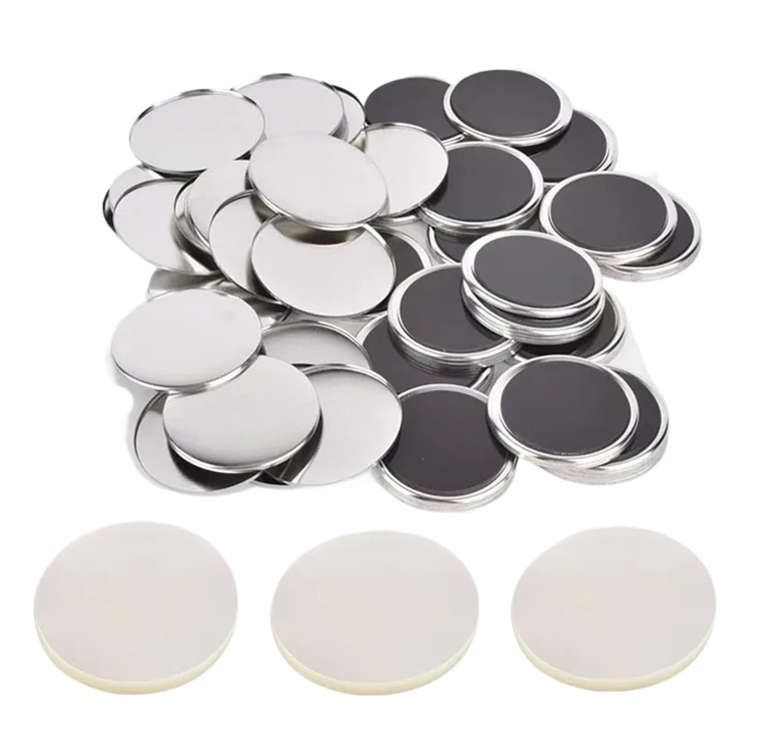 3" 75mm 100 zestawów Miękkie gumowe magnetyczne stalowe przypinki do przypinek Materiały do produkcji metalowych przypinek Różnego przeznaczenia