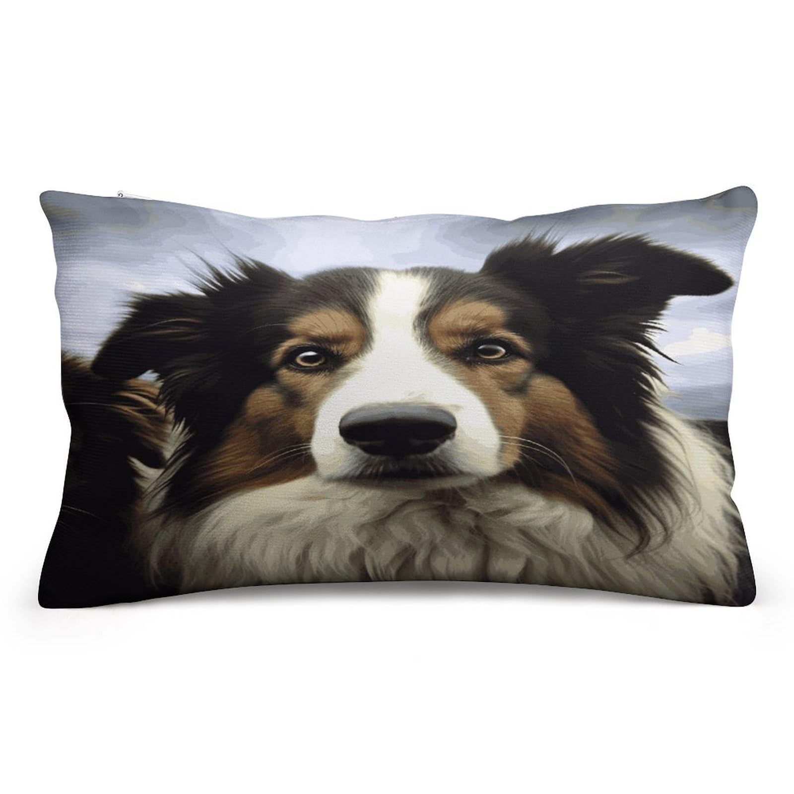 Wsoihfec Style Sheep Dog Throw Pillow Covers Decorative, Pillow Cases Soft Plush, Modern Farmhouse Boho Cushion Cover For Bed Couch Sofa Living Room Spring Decor8 X12