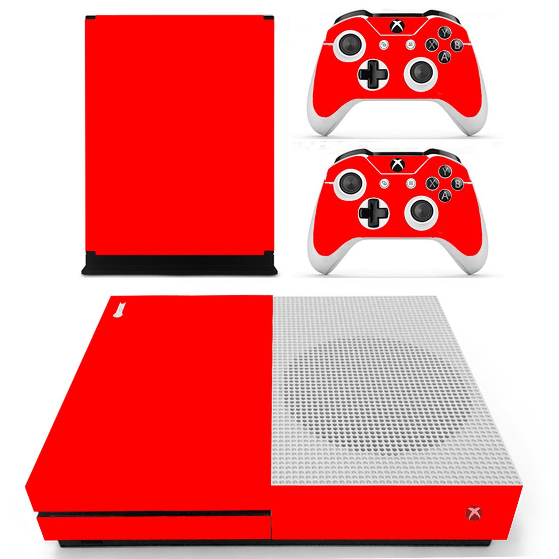 DOTBUY Vinyl Decal Full Body Skin Sticker For Microsoft Xbox One S Console And 2 Controllers And Kinect 2.0 (Carbon Fiber Black) — view 7
