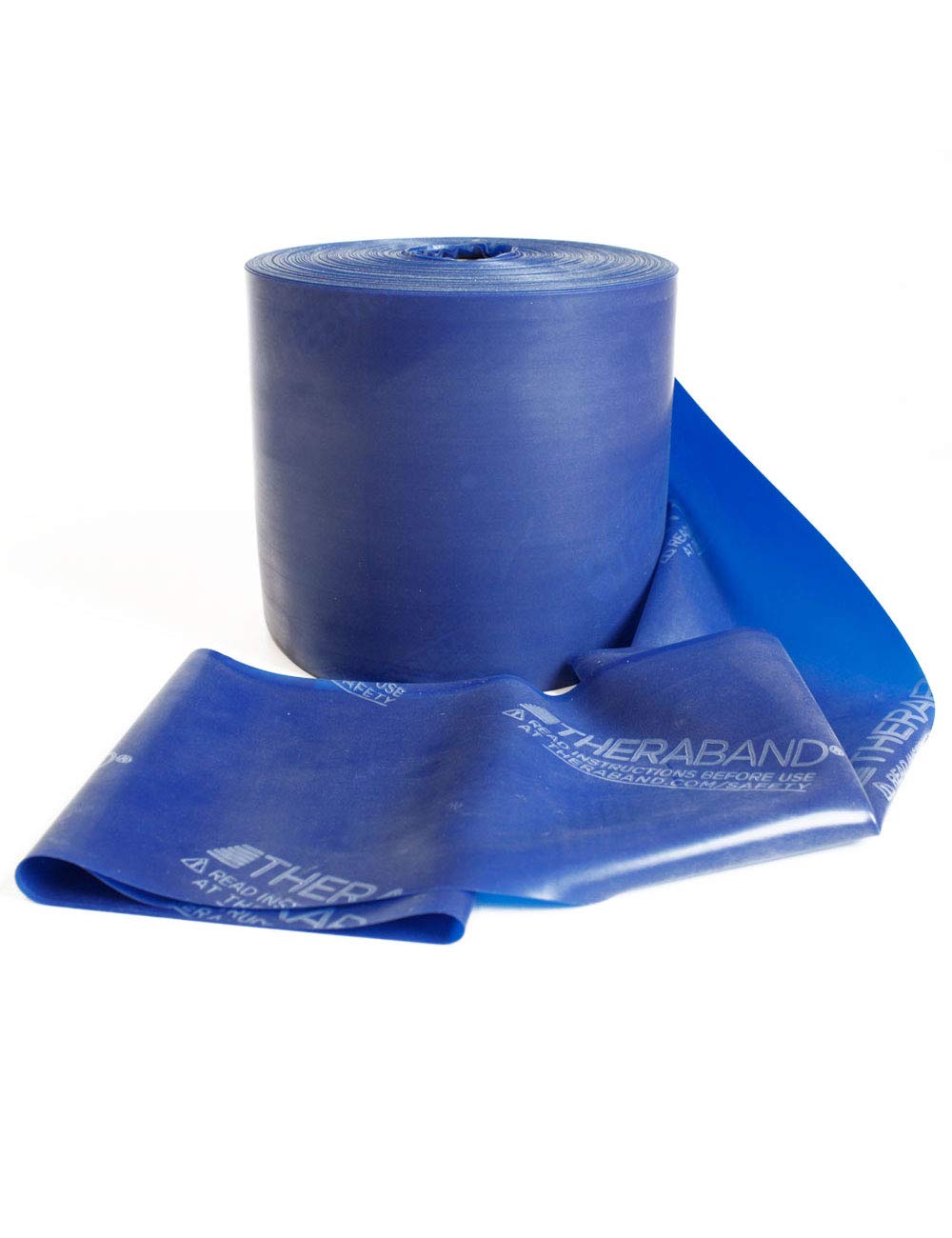 Thera-Band 46 m Exercise and Cut from the Roll Your Own Length in Blue. Resistance Band for Gym Strength Training, Healthy Fitness Physiotherapy and.