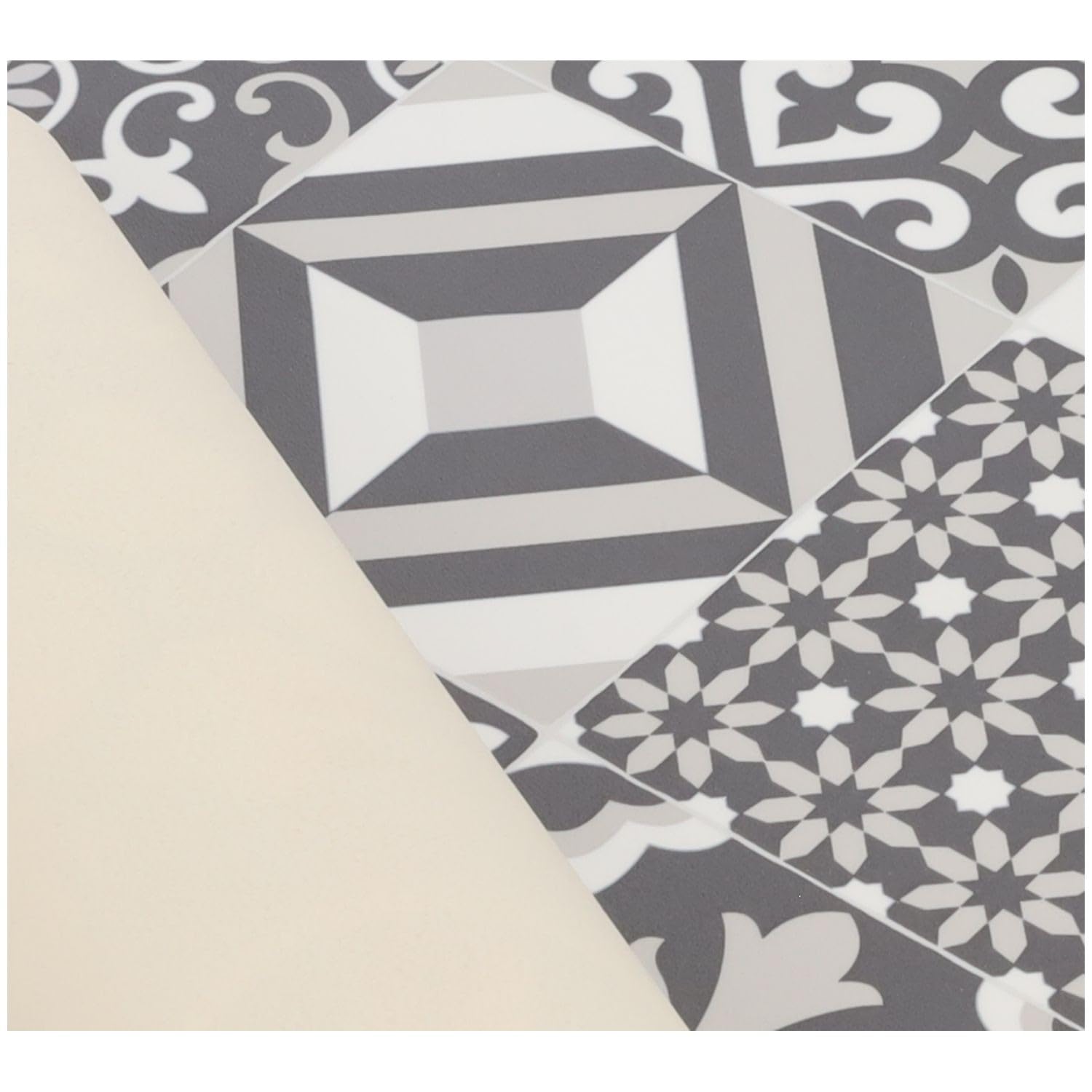 Casatessile Tapis de Cuisine antidérapant Lavable en Vinyle Chic 50 cm de Large. - VAR. 1, 280 cm.