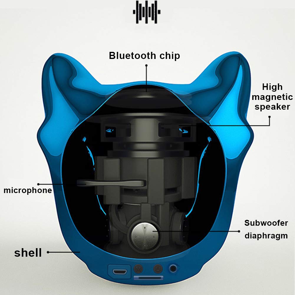 Przenośne głośniki Bluetooth Bezprzewodowy Głośnik Najnowsza wersja Bluetooth 4.1 ma niskie zużycie energii i wbudowaną baterię litową 2000 Mah, oszczędzającą energię, czarny