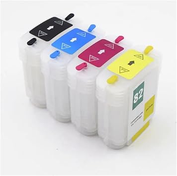 69ML Refillable Ink Cartridge with Permanent Chip for H*P10 H*P82 Desig-njet 500 510 800 800Ps 500Ps 510ps
