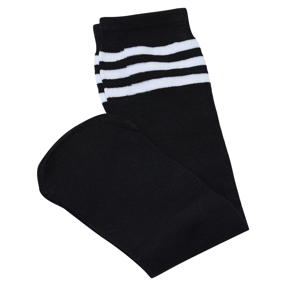 ECYC 1 Pair Black Kids Football Sock, Children Football Socks Sports Training Soccer Socks Breathable Long Football Socks
