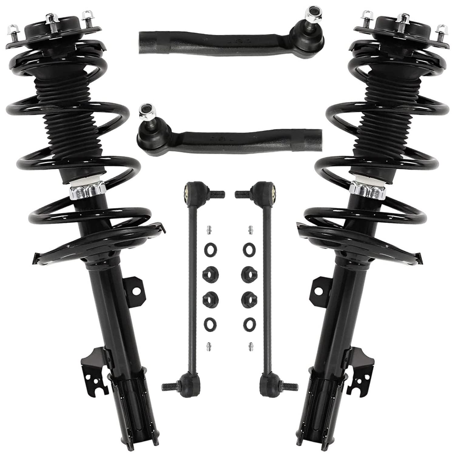 Detroit Axle - FWD Front Suspension kit For 2011-2014 Toyota Sienna 3.5L
