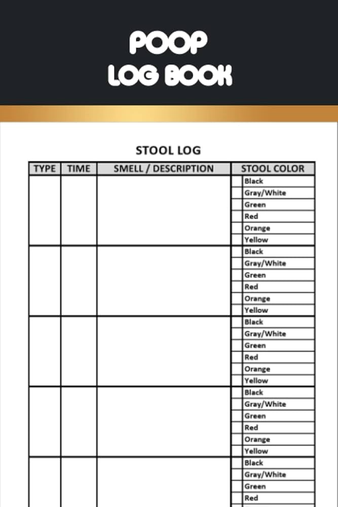 Poop Log Book: Handy Stool Tracker, Personal Bowel Movement Journal, Diary to Record Your Daily Food Intake and Track the Frequency and Duration of Your Stool for adult: Randee Cooks: 9798414297093: Amazon.com: poop-log-book-handy-stool-tracker-personal-bowel-movement-journal-diary-to-record-your-daily-food-intake-and-track-the-frequency-and-duration-of-your-stool-for-adult-randee-cooks-9798414297093-amazon-com