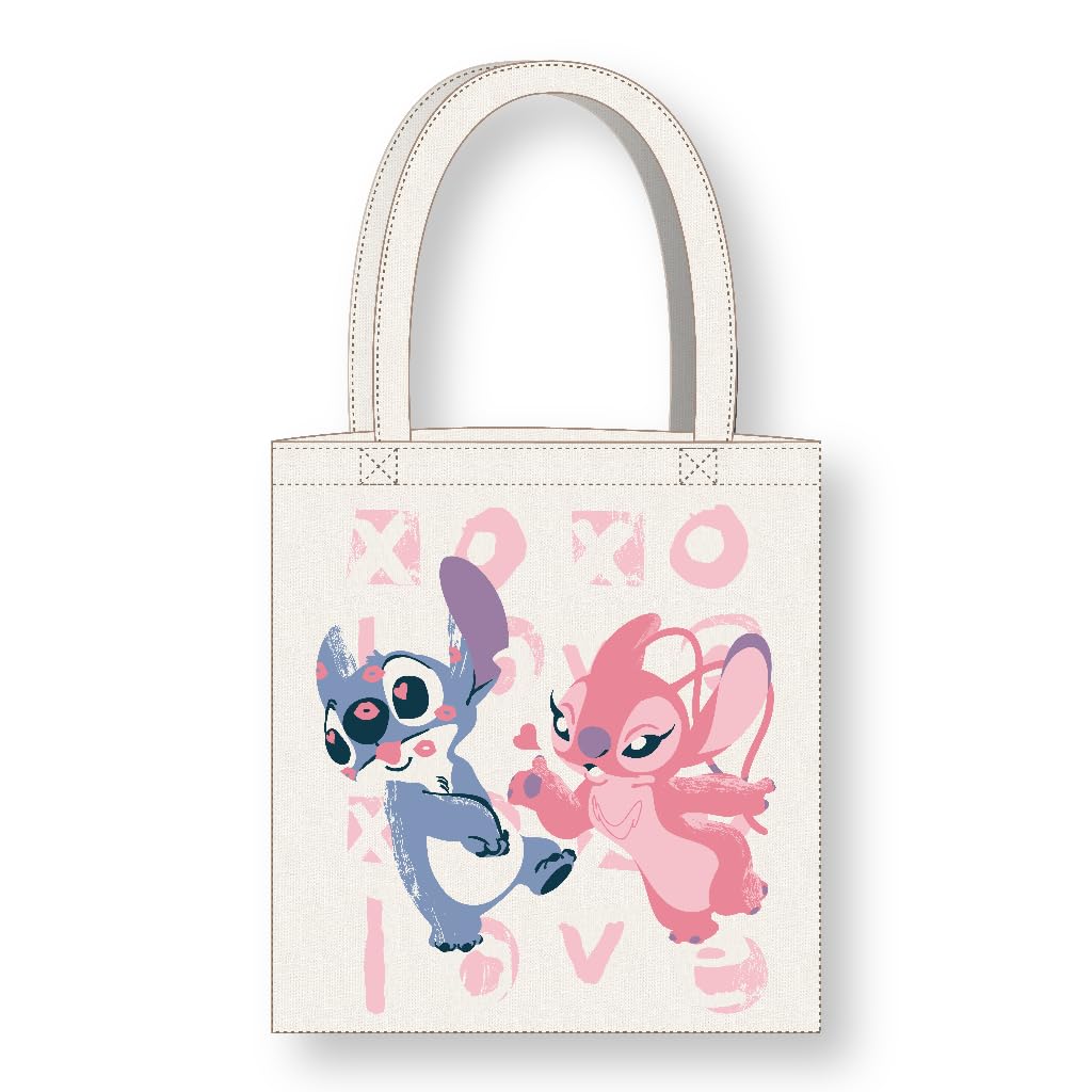 CERDÁ LIFE'S LITTLE MOMENTS Cerdà Marvel Spider-Man Bag, White Stitch and Angel Love, 36 x 39 cm, Lilo and Stitch