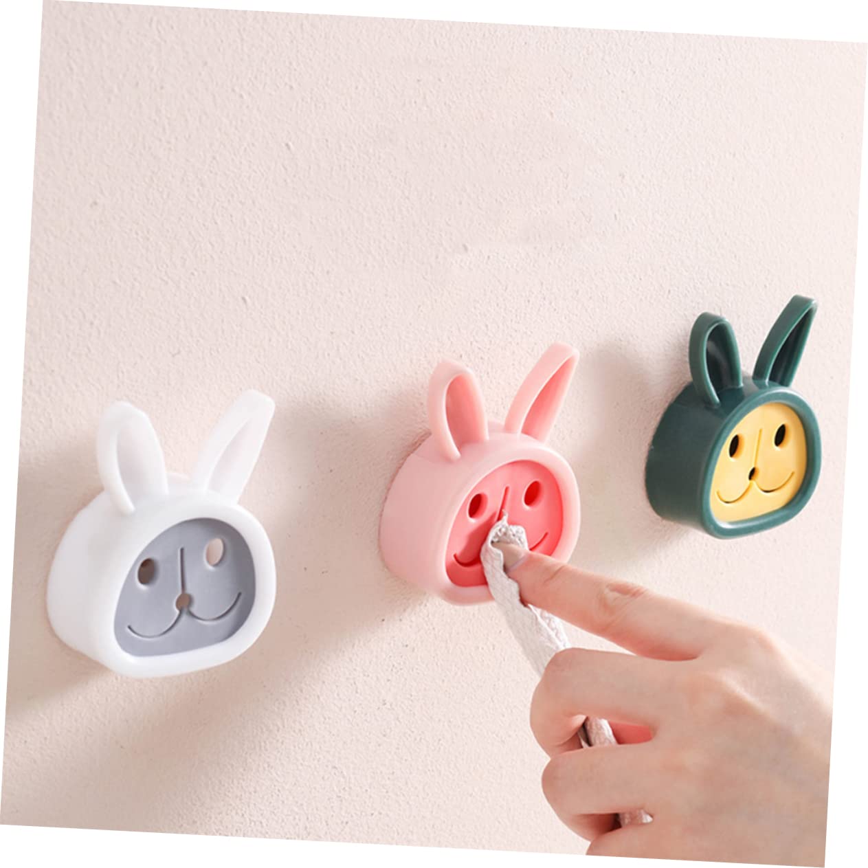 VASDEV 6 uds. De Ganchos autoadhesivos para toallero, toallero a presión, Ganchos de Pared Adhesivos, Ganchos para Toallas, Ganchos de Almacenamiento, toallero de Montaje en Pared, toalle