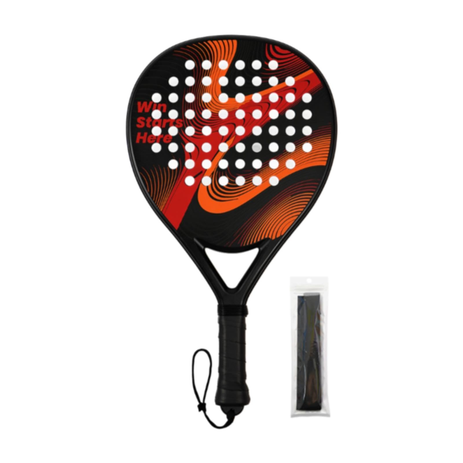 Amagogo Padel-Schläger – Komfortables Geschenk für Anfänger – Trainingszubehör mit Stoßdämpfung für Outdoor-Spiele, Sportaktivitäten und Garten