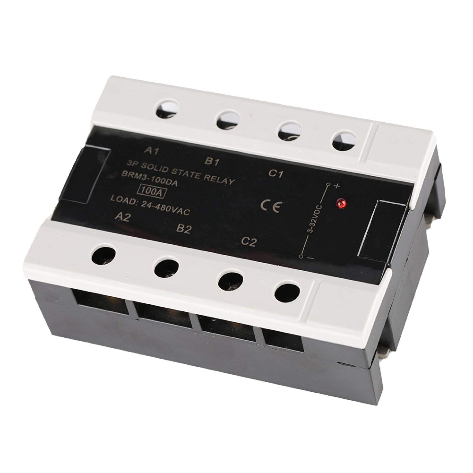 Relé de estado sólido trifásico de carga 24-480VAC 100DA/120DA con sello de protección de seguridad(BRM3-120DA)