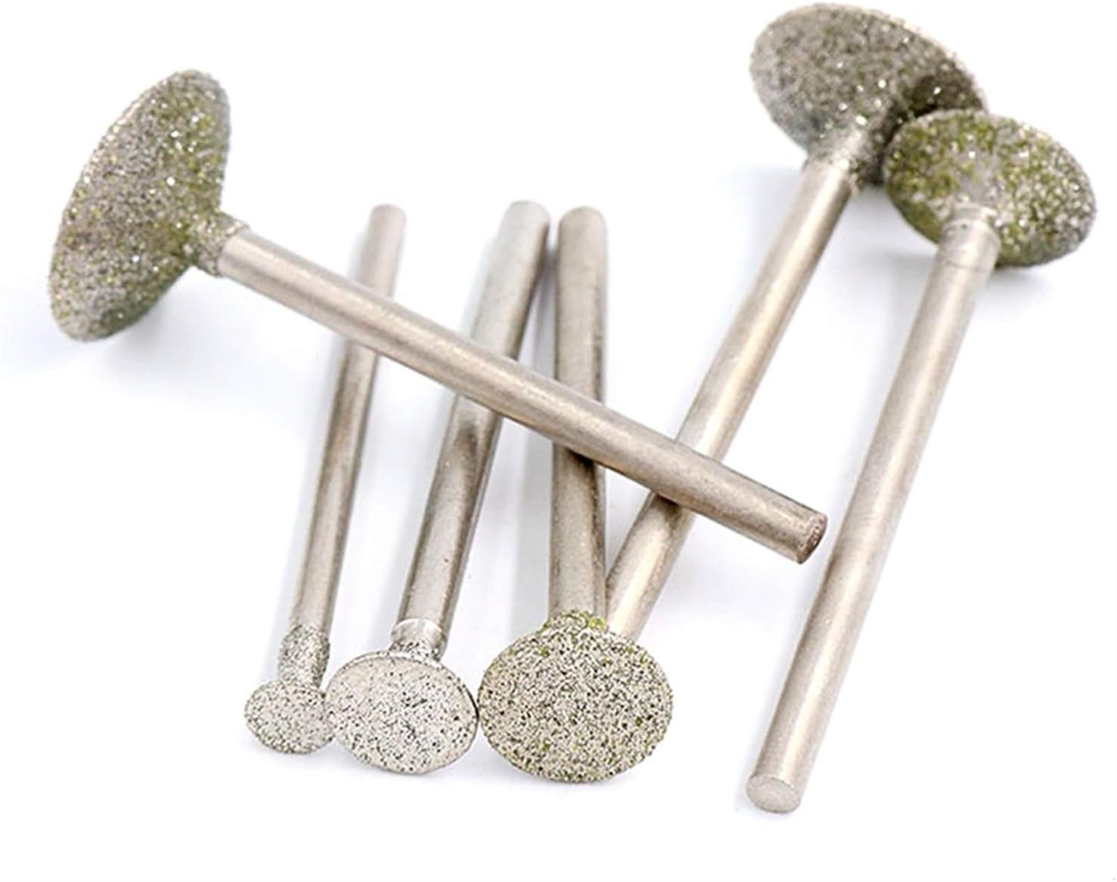 Lima de escofina de metal, juego de limas de aguja, 10 piezas de juego de brocas de diamante de 2,35 mm, utilizada for tallar agujas de jade, herramienta de pulido de limas rotativas, lima resistente