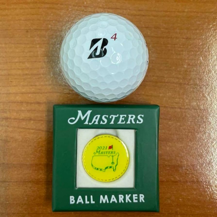 2021年　マスターズ　ゴルフ　ボールマーカー　松山英樹　優勝 Amazon.co.jp: マスターズ ゴルフマーカー 2021年 松山英樹優勝
