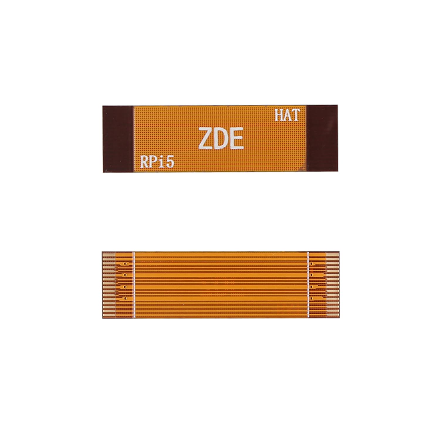 Câbles Plats FPC PCIe 16 Broches 0,5 Mm Pas, Longueur 30 Mm | Lot De 2 Pour Raspberry Pi 5 | Compatible Cartes D'extension SSD NVMe, PoE HAT, WiFi7