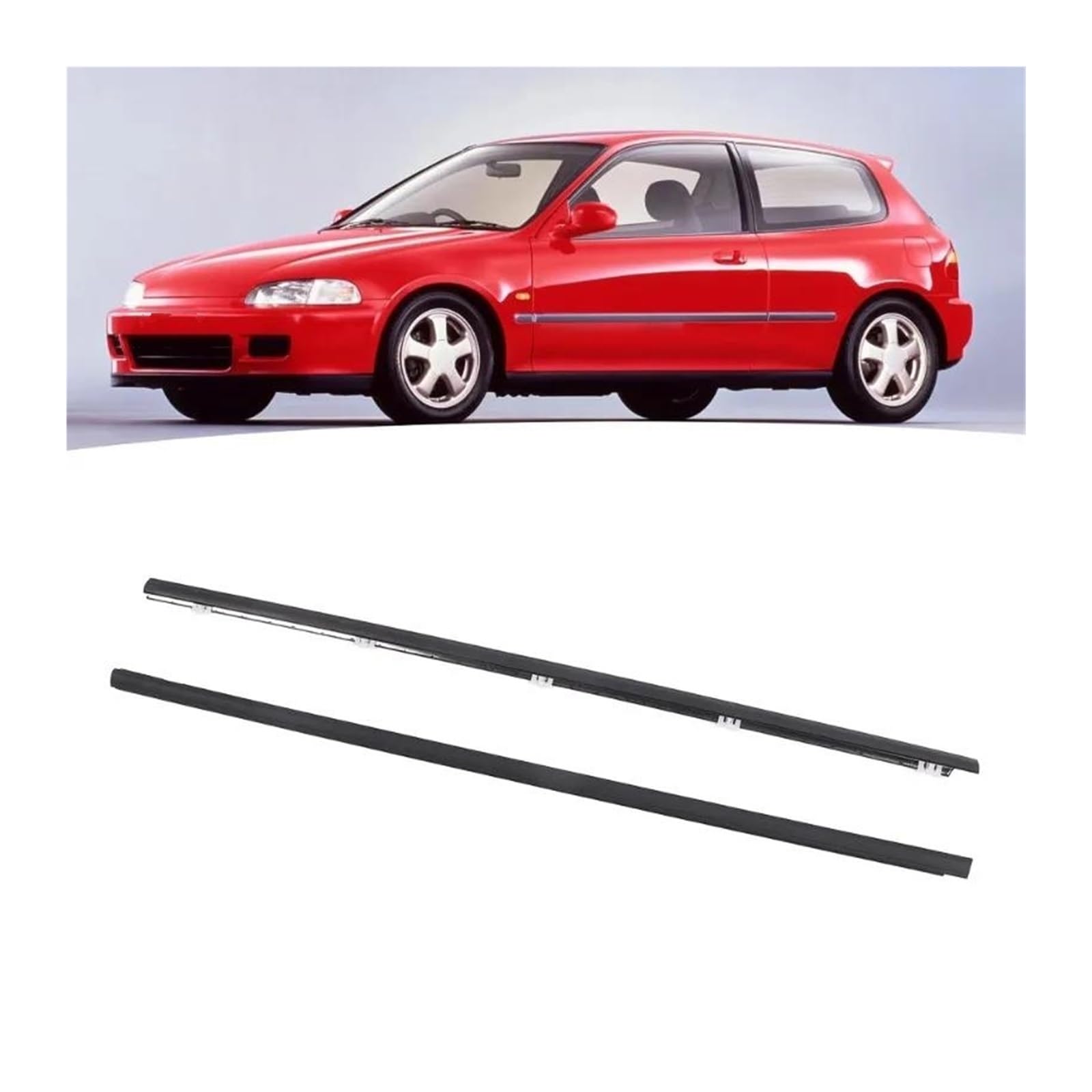 Guarnizione Guarnizione In Gomma Impermeabile Per Finestrini Auto Per Civic 1991-1995 72410-SR3-003 Modanatura Protettiva Per Portiera Guarnizione In Gomma