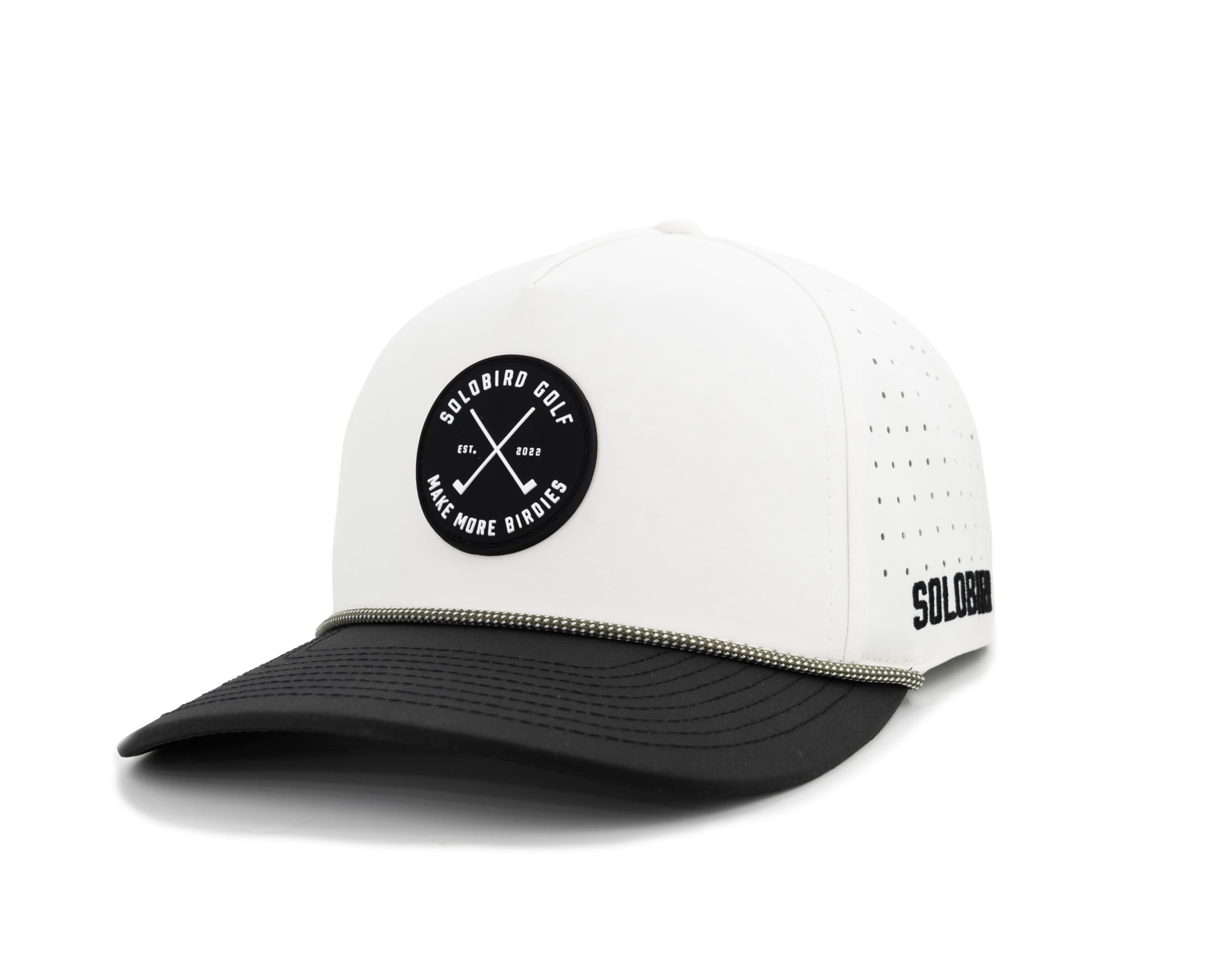 Golf Hat for Men - Golf Snapback - Fun Hat for Golfing - Rope Golf Hat for Men and Women - Make More Birdies