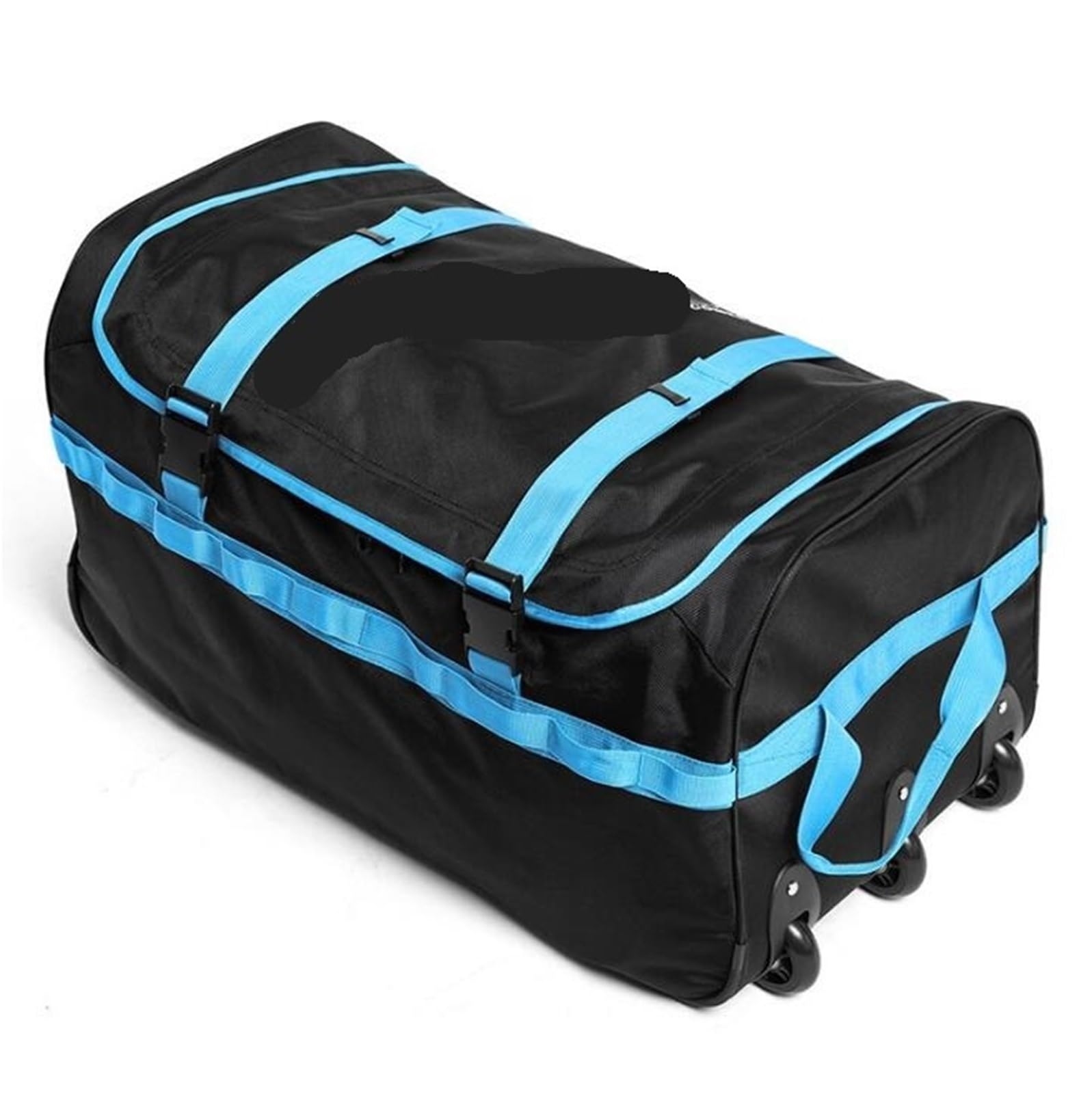 Borsone da Viaggio con Ruote Borsa da viaggio con ruote, borsa pieghevole, trolley da viaggio con ruote, bagaglio da stiva, borsa con ruote for viaggi in aereo(Blue)