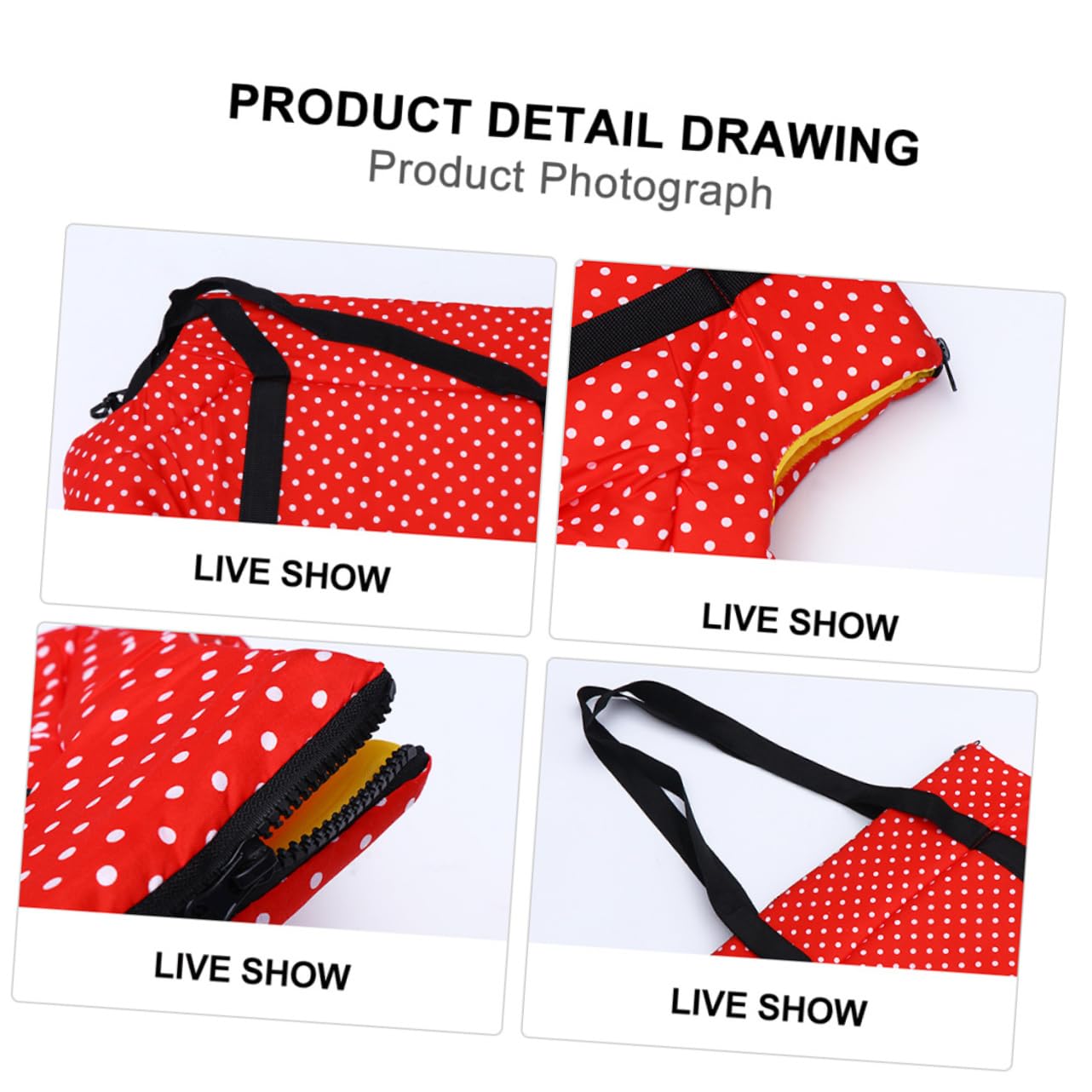 HOLIDYOYO Dog Shoulder Bag Pet Outdoor Storage Portable Pet Bag Comfort-fit Dog Backpack