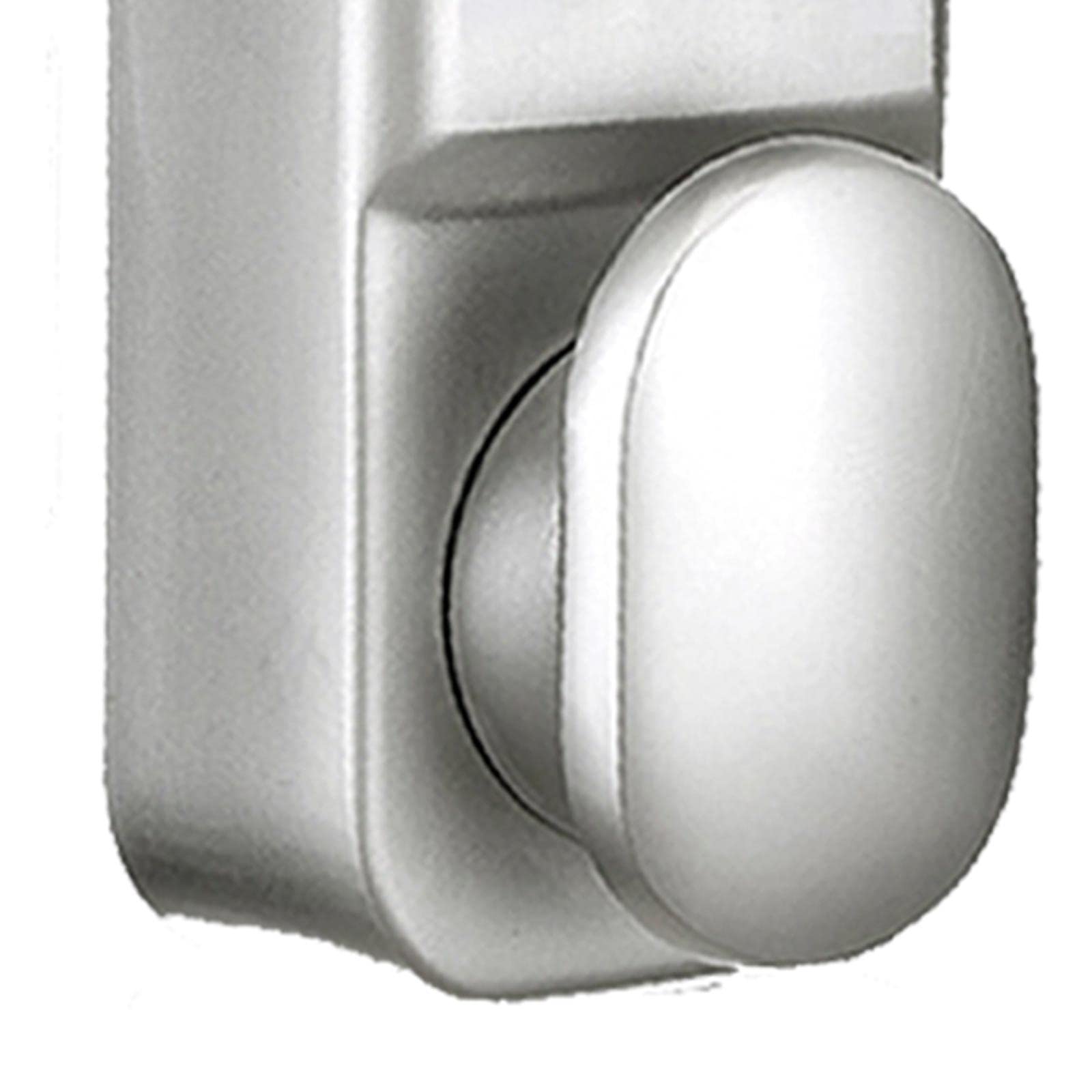 Mechanisches Türschloss Keyless Zugang Doppelgriff Passwort Code Schloss Zinklegierung Push Button Schloss für Zaun Eingangstür Innentür, Silber
