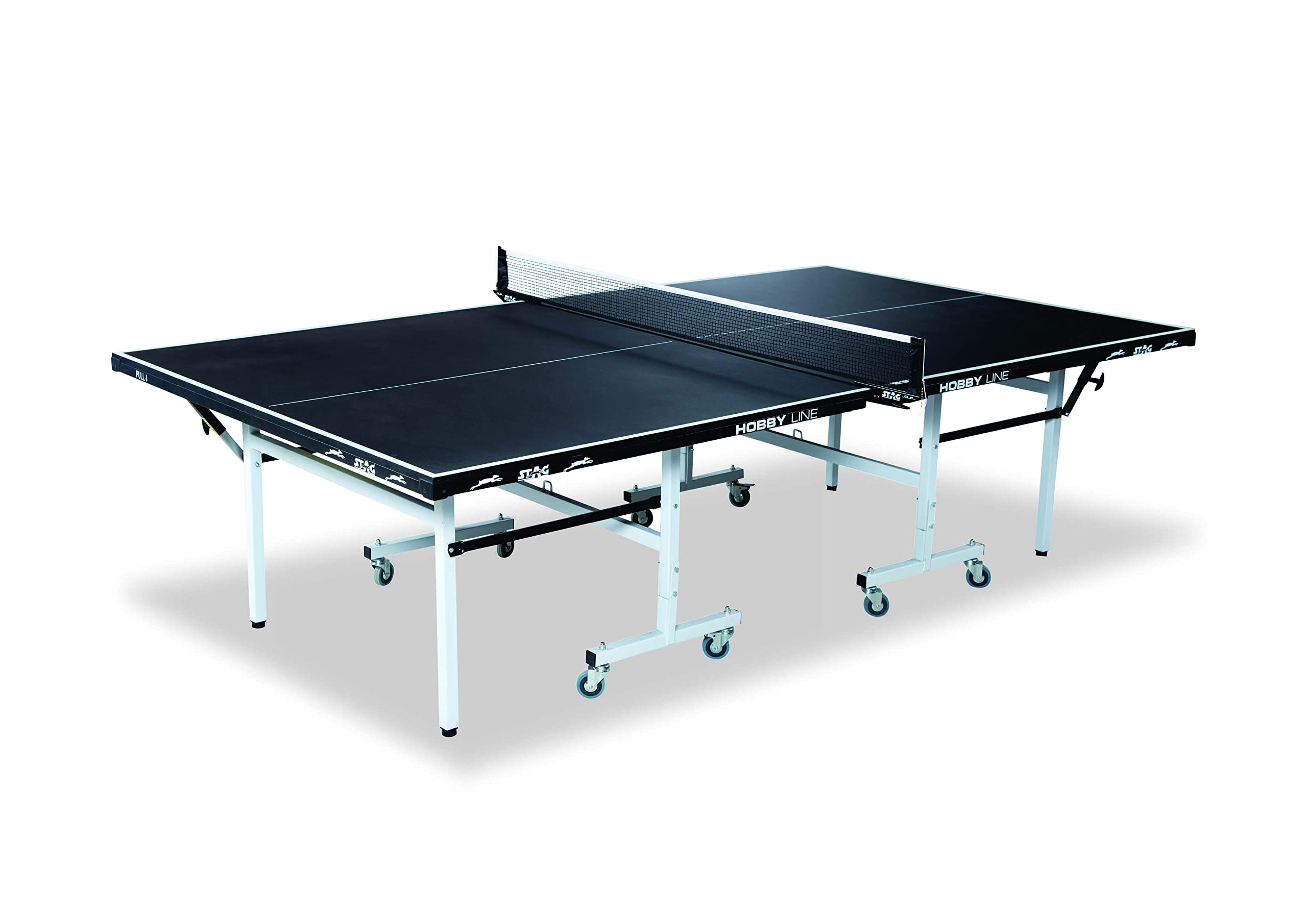 Buy Stag Hobby Line Table Tennis Table Top Thickness 19 mm with Net Set ...