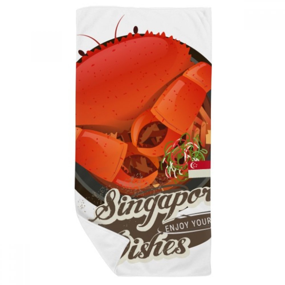 Débarbouillette Singapour Chili crabe contre les agressions de la peau