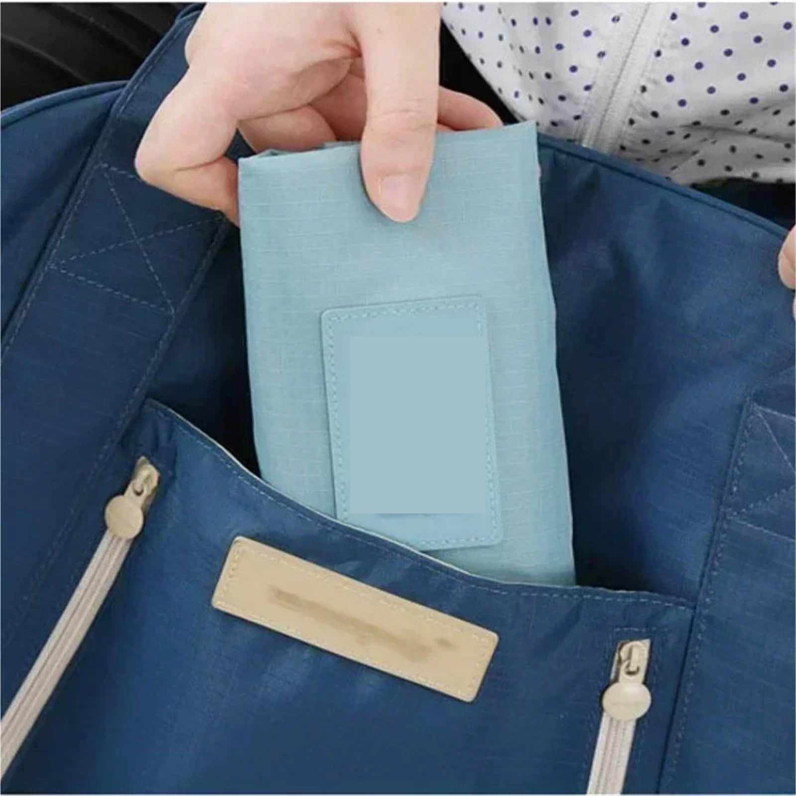 Reise Organizer Reiseaufbewahrung, tragbare Sneaker-Tasche, wasserdicht, atmungsaktiv, Aufbewahrungstasche for einzelne Schuhe, faltbar, tragbar, kleine Schuhtasche, 6 Farben(Blue2)