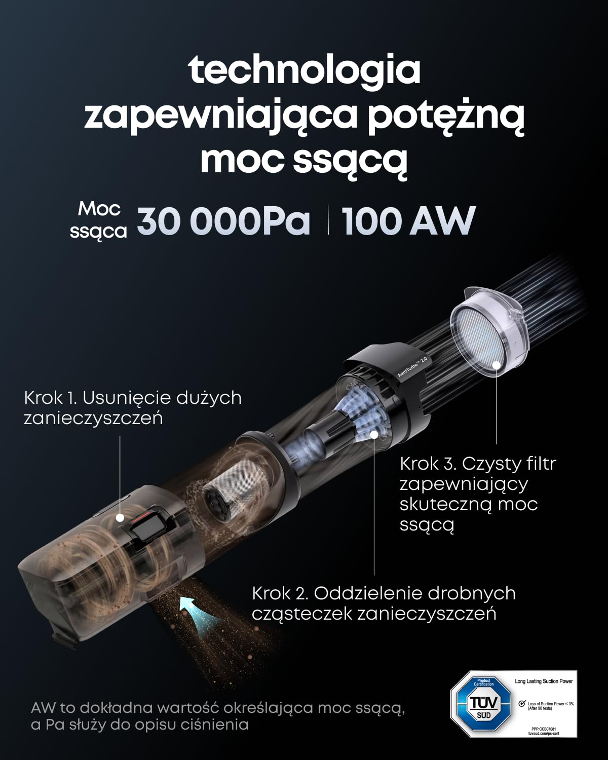 eufy S2 HydroJet robot odkurzający z funkcją wycierania, siła ssania 30 000 Pa i moc ssania 100 AW, Uniclean Station 12 w 1