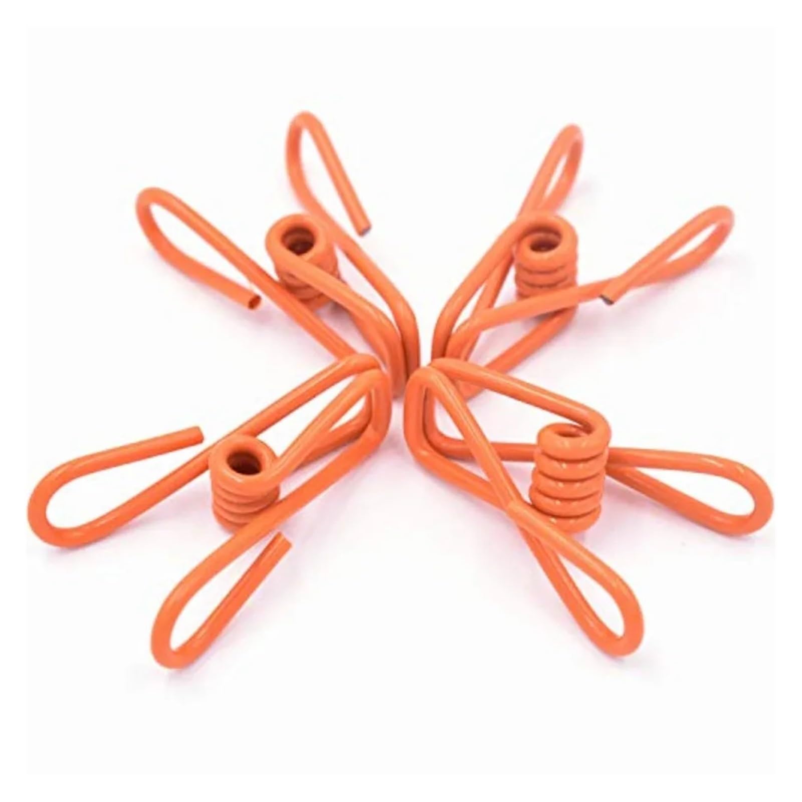 Metall-Wäscheklammern, 100 Stück, Metall-Wäscheklammern, Clips, Mehrzweck-Wäscheklammern aus farbigem Stahldraht, Halter für Wäscheleine, Befestigung von Handtüchern, Socken, Unterwäsche
