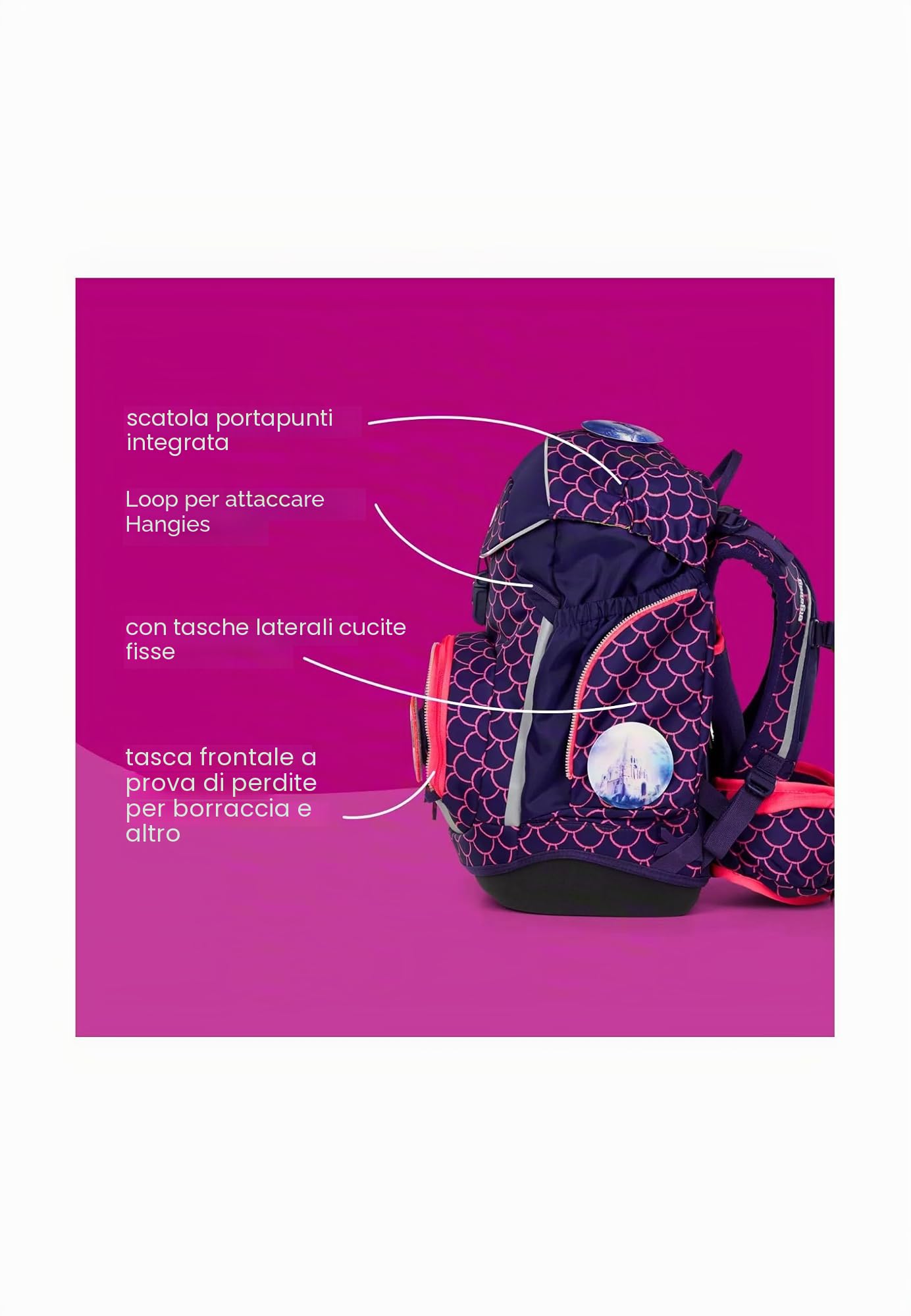 ergobag set zaino scolastico pack set
