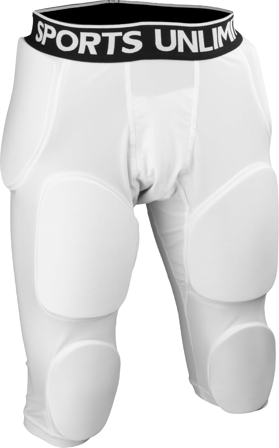 (( Size S))Sports Unlimited Omaha 7 Pad Integrated Adult Football Girdle for Men, Football Girdles with Pads