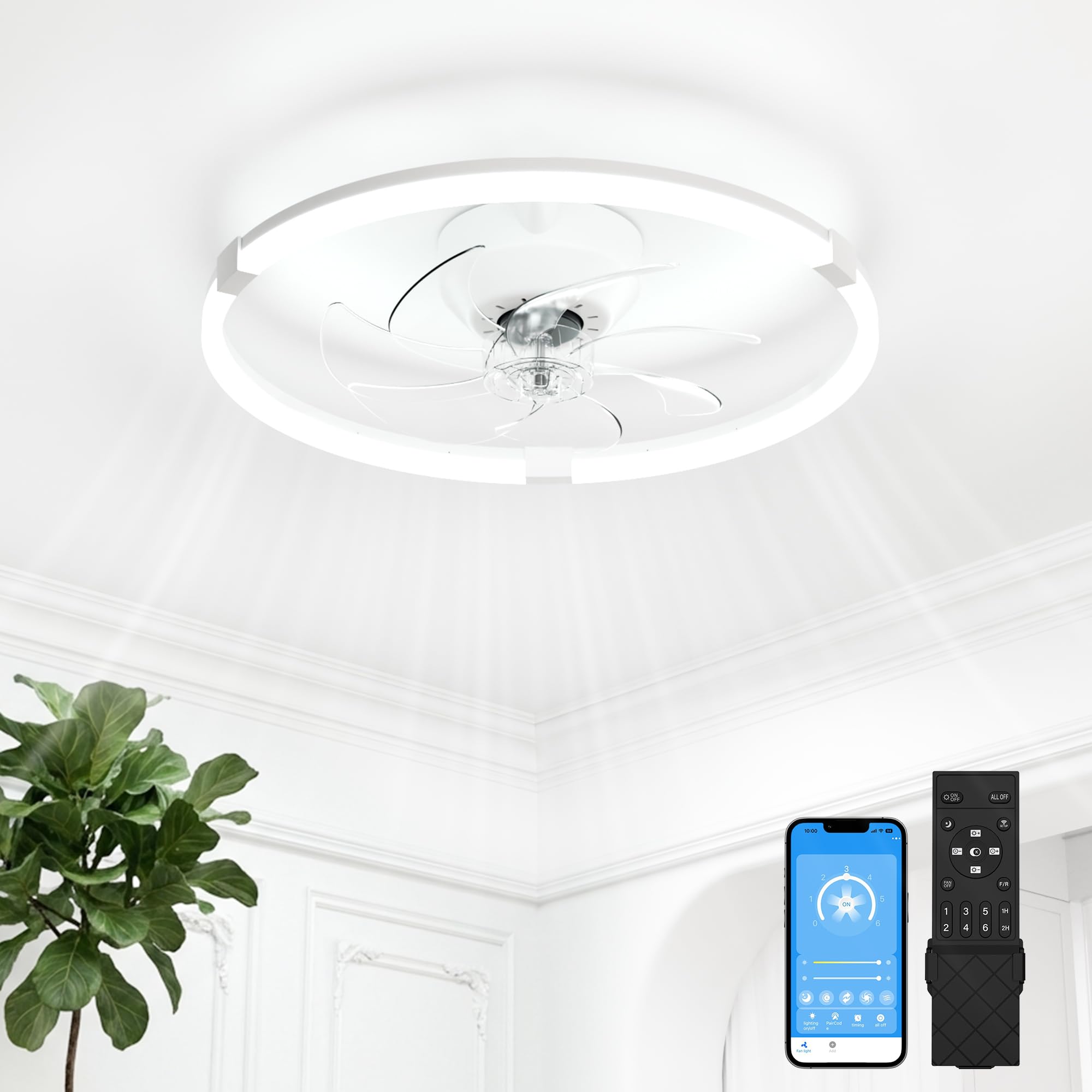 VOLISUN 19.7 inch Ceiling Fan