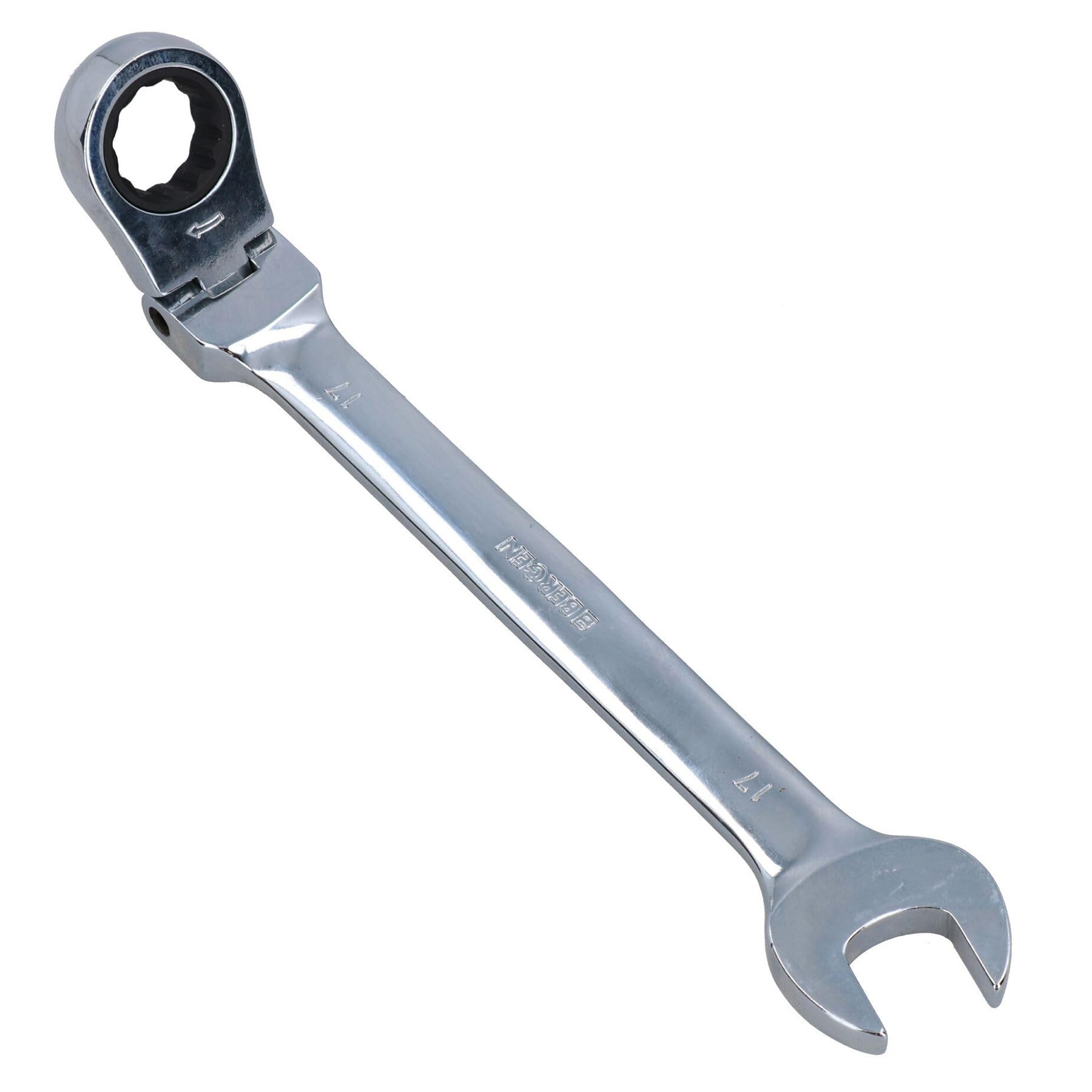Ab Tools 17Mm Metric Flexi Head Ratchet Combination Spanner Wrench 72 Teeth