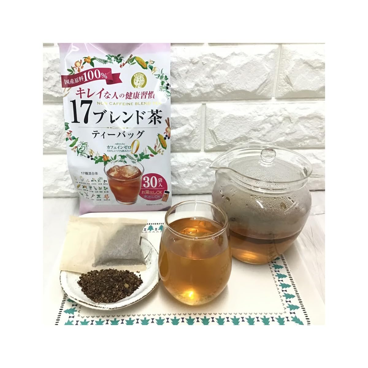 Amazon.co.jp: 宇治森徳 17ブレンド茶ティーバッグ 180g(6gx30袋