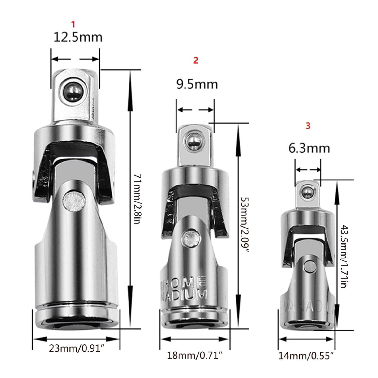 Zestaw kluczy nasadowych z grzechotką 360 stopni 1/4" 1/2" 3/8" Zestaw łączników Klucze nasadowe do napraw samochodowych Narzędzie pneumatyczne