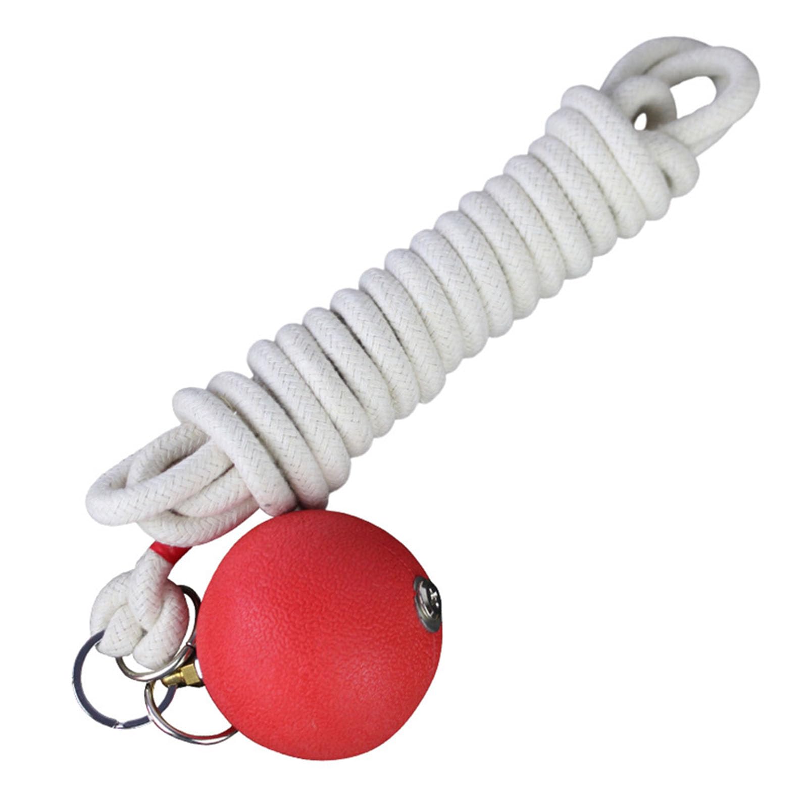 Widerstandsfähiger Meteors Hammer, Ball, Seil, Darted Meteors, Hammer, Gummi, Wurf, Gewicht für Wushu Kunst, Training und Fitness, Seil aus Baumwolle, Krafttraining