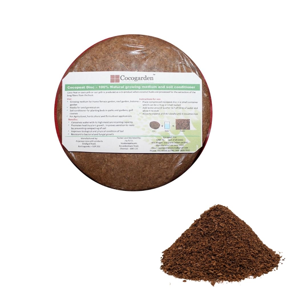 See full amazon price history chart for Cocogarden Cocopeat Disc (100 mm, Pack of 1) | for Seedling, Germination, Home Gardening, Potting Soil Mix for Plants, Hydroponics Cocogarden Cocopeat Disc (100 mm, Pack of 1) | for Seedling, Germination, Home Gardening, Potting Soil Mix for Plants, Hydroponics (B00LWPNI9W) Amazon Price History, Amazon Price Tracker