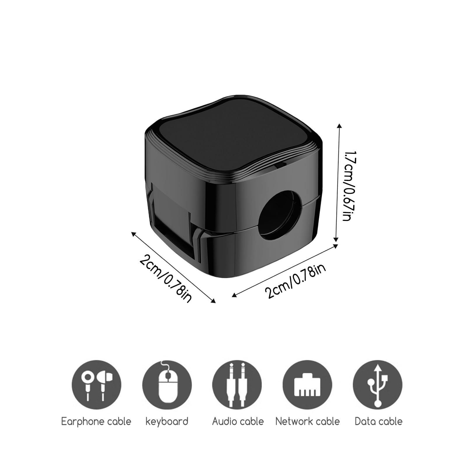 LABEL THE CABLE Clip Fermacavi Autoadesive A Strappo - Organizer Cavi Per Pareti E Scrivanie - Ltc Wall Straps - Fermacavi Muro - Confezione Da 10 - Nero - Ltc 3110 - Foto 4